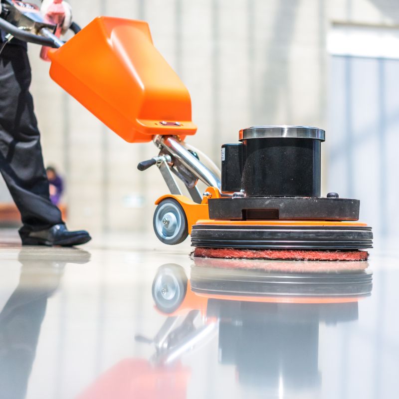 Professional floor stripping services for offices and commercial buildings