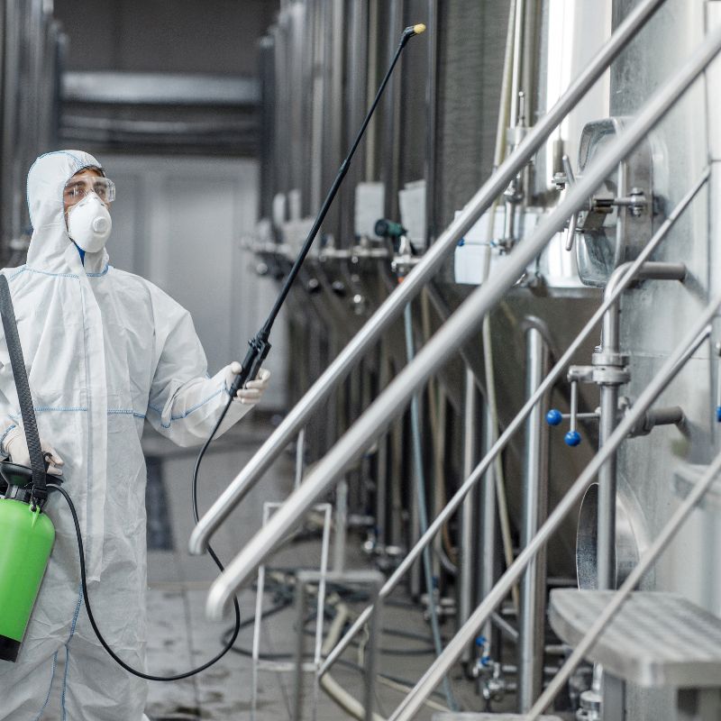 Commercial workplace disinfection and sanitization services